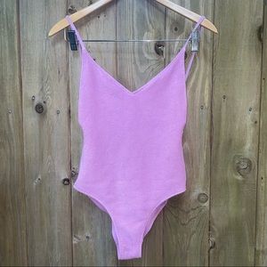 Topshop terry cloth bathingsuit / bodysuit